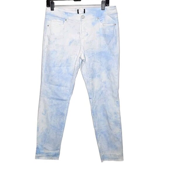 Raffaello Rossi Light Blue Candy Jogger Pants  Jeans Mid-Rise Button‎ Closure 29 - Picture 1 of 11